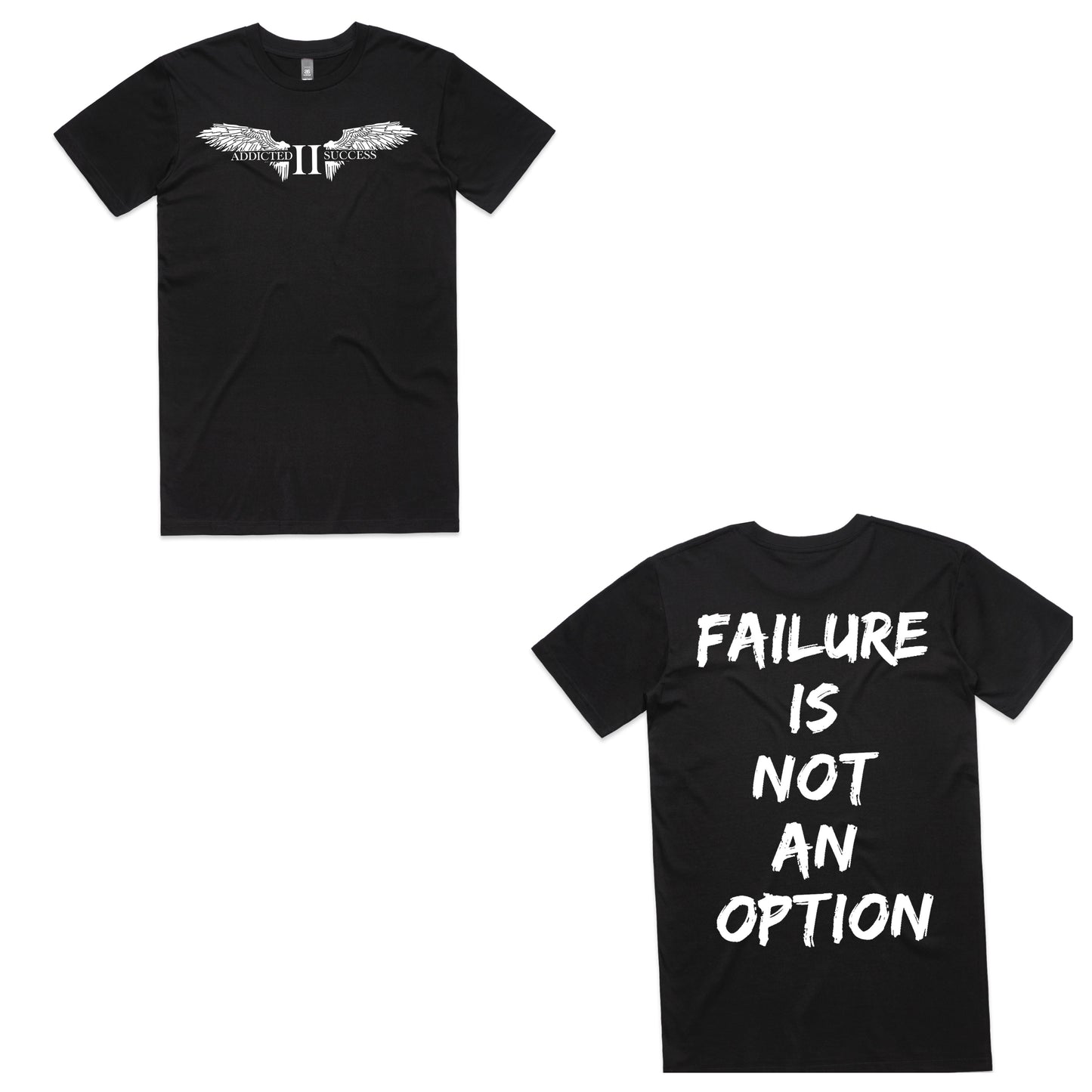 Black T-Shirt (Failure is not an Option tee)