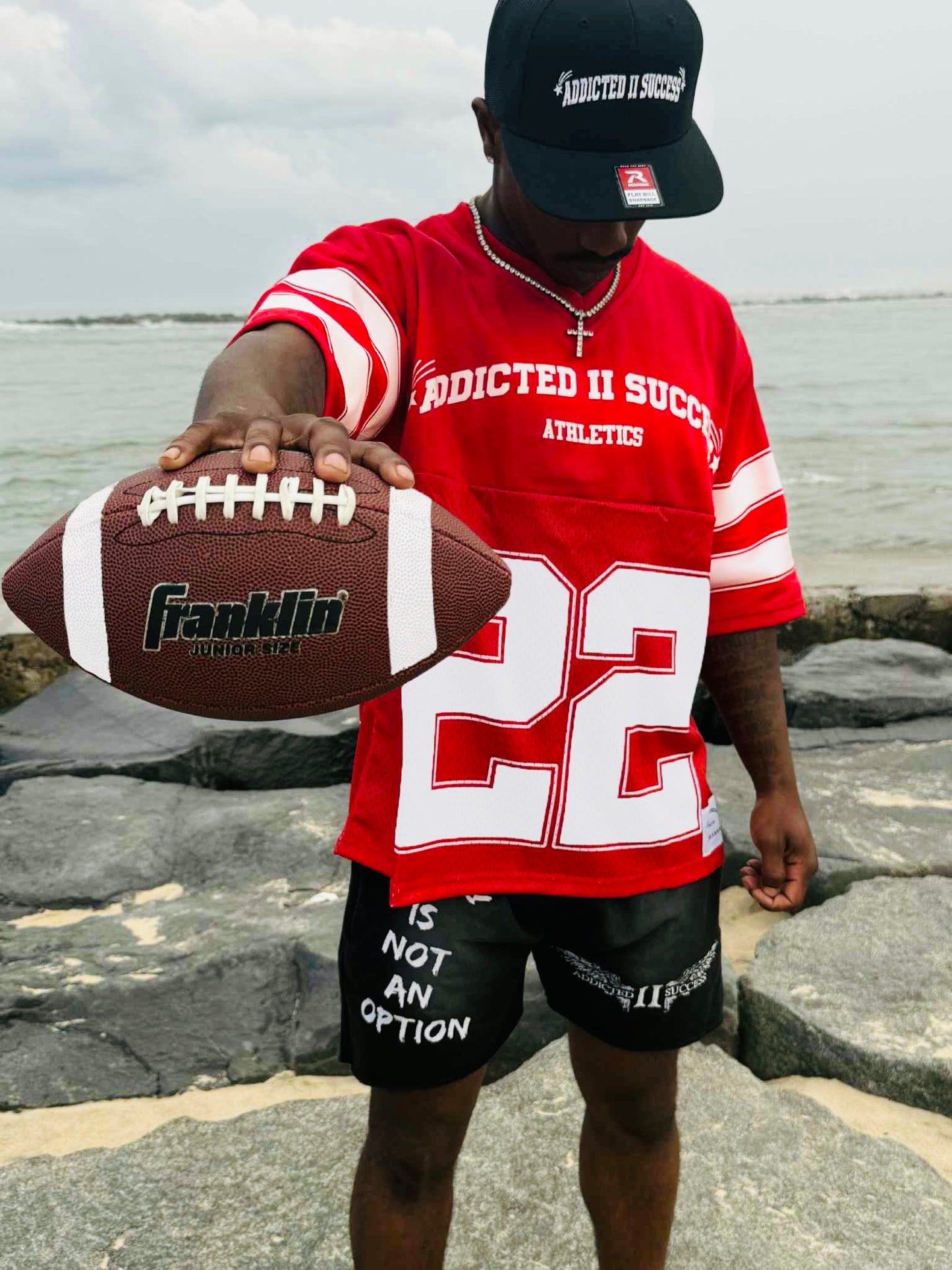 “Success Is In My DNA” Red Football Jersey