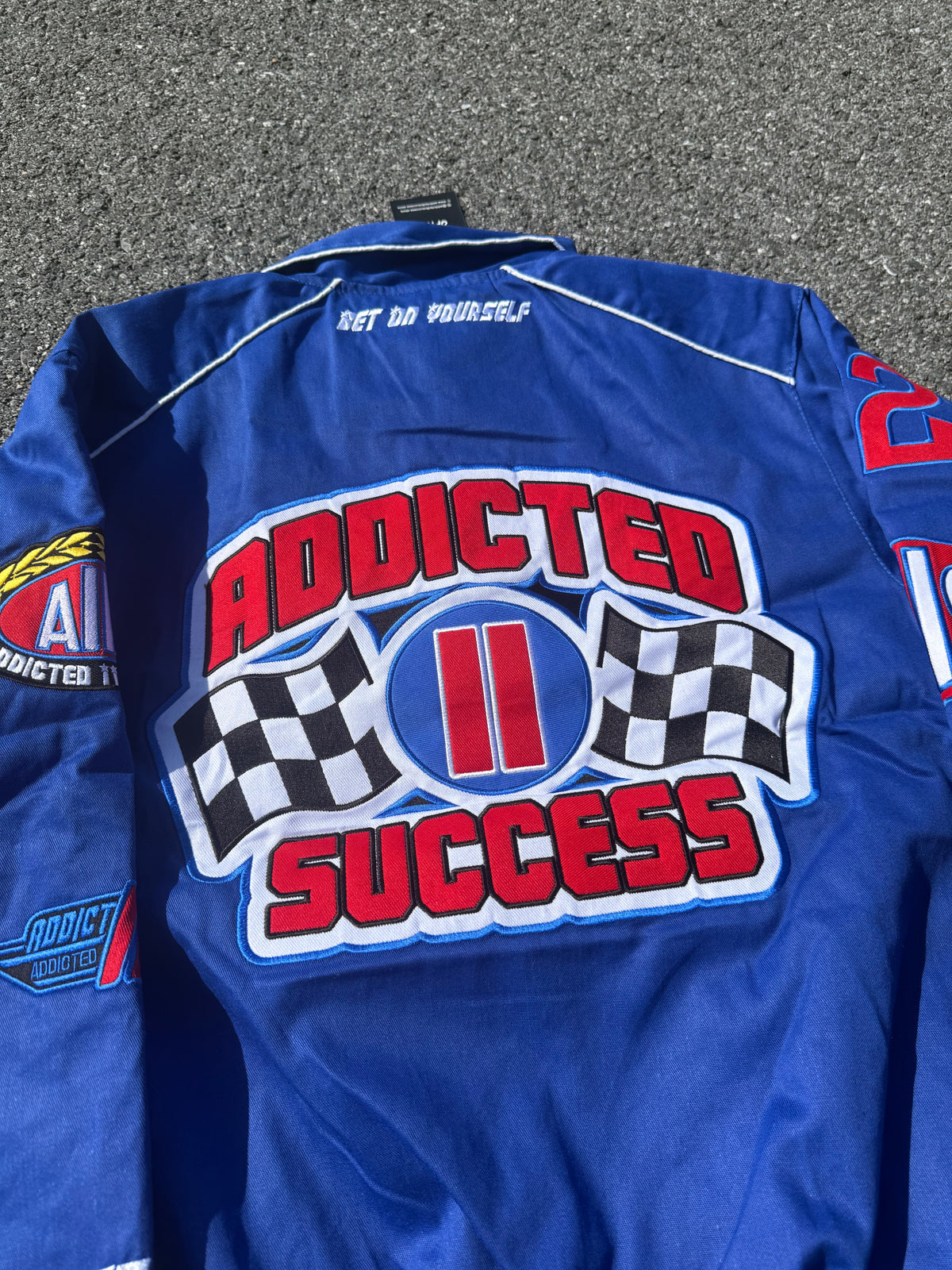 Royal Blue Addicted II Success Racing Jacket
