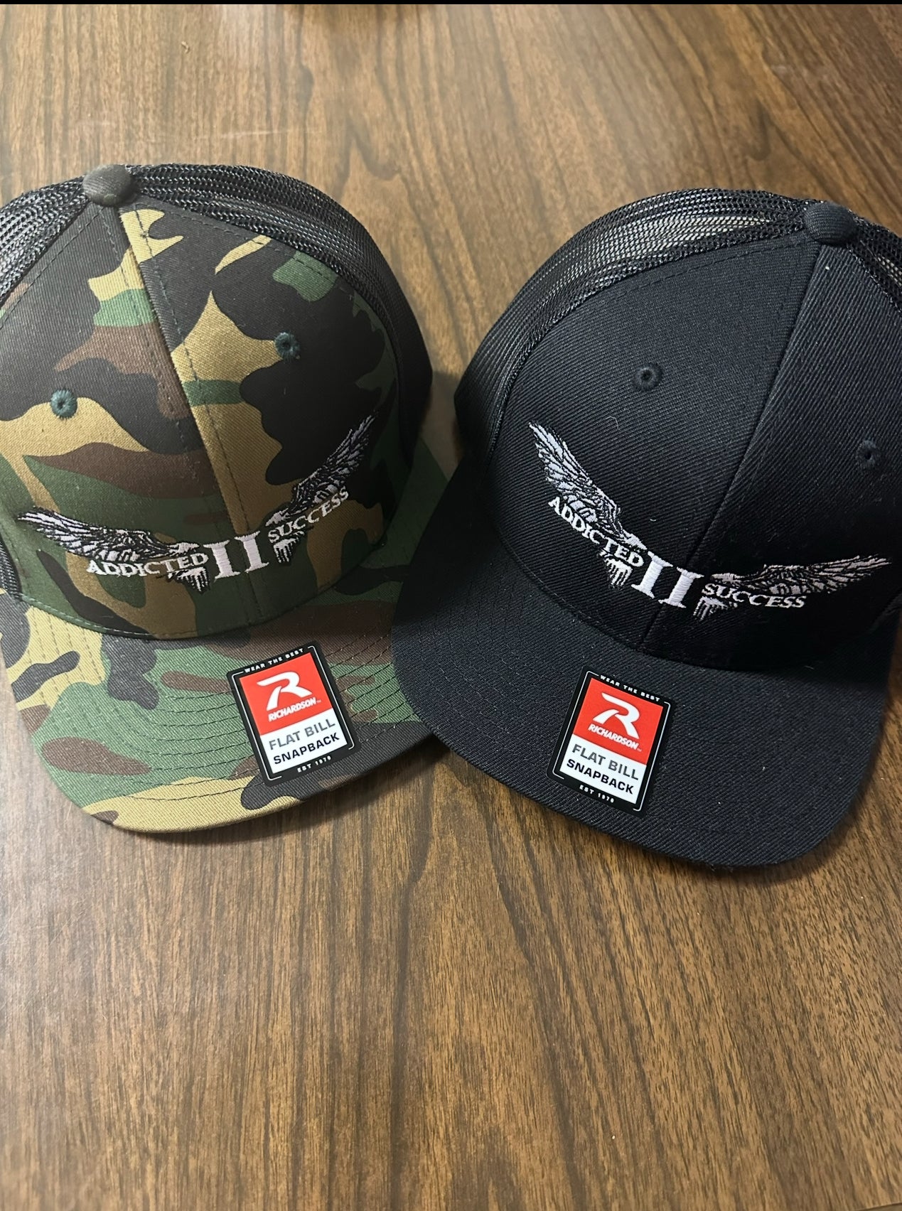 Black Embroidery SnapBack