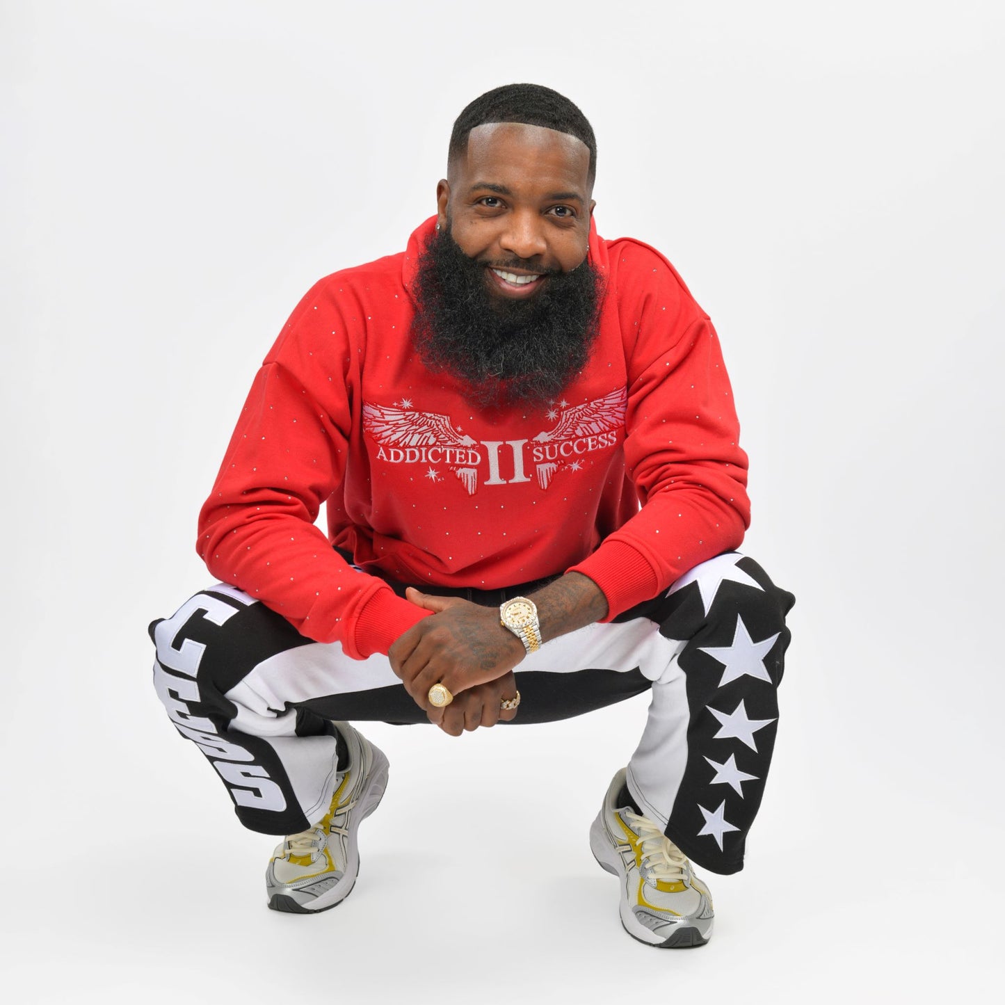 "Failure Is Not An Option" Embroidery Sweatpants
