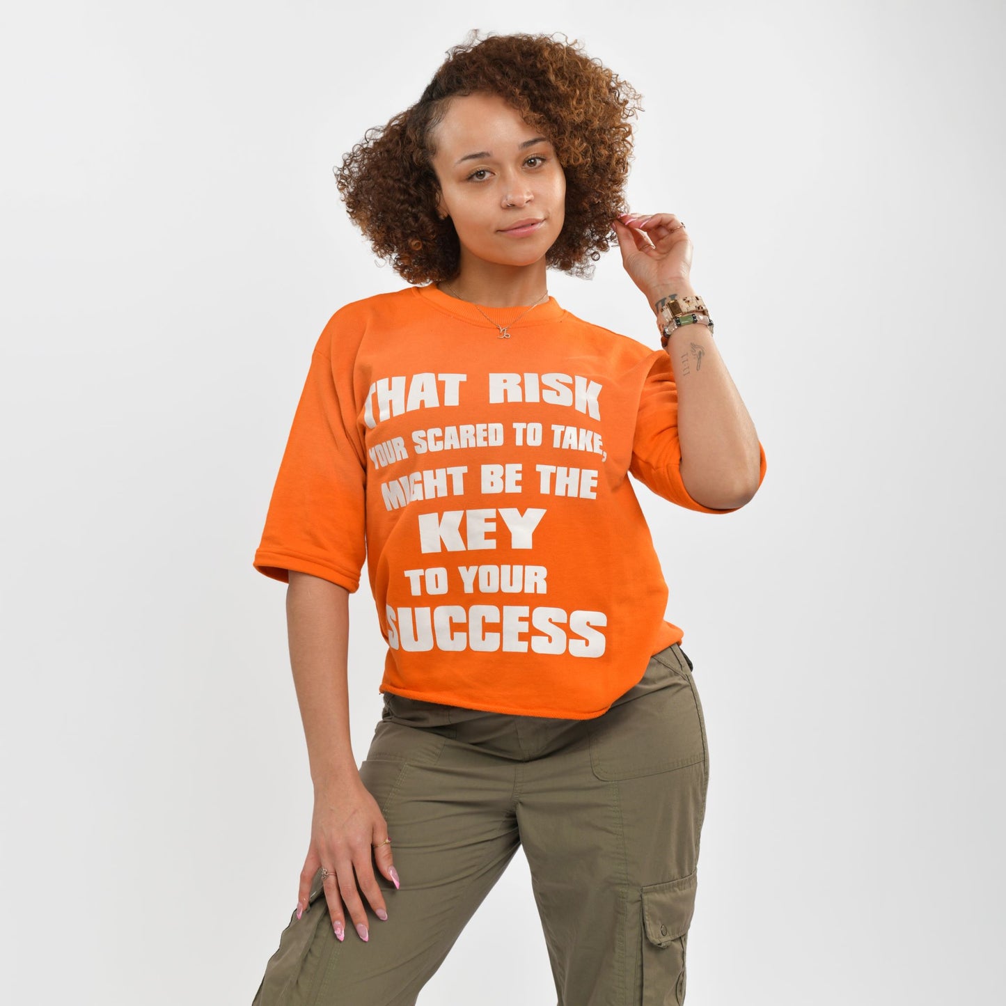 Orange "That Risk Tee"
