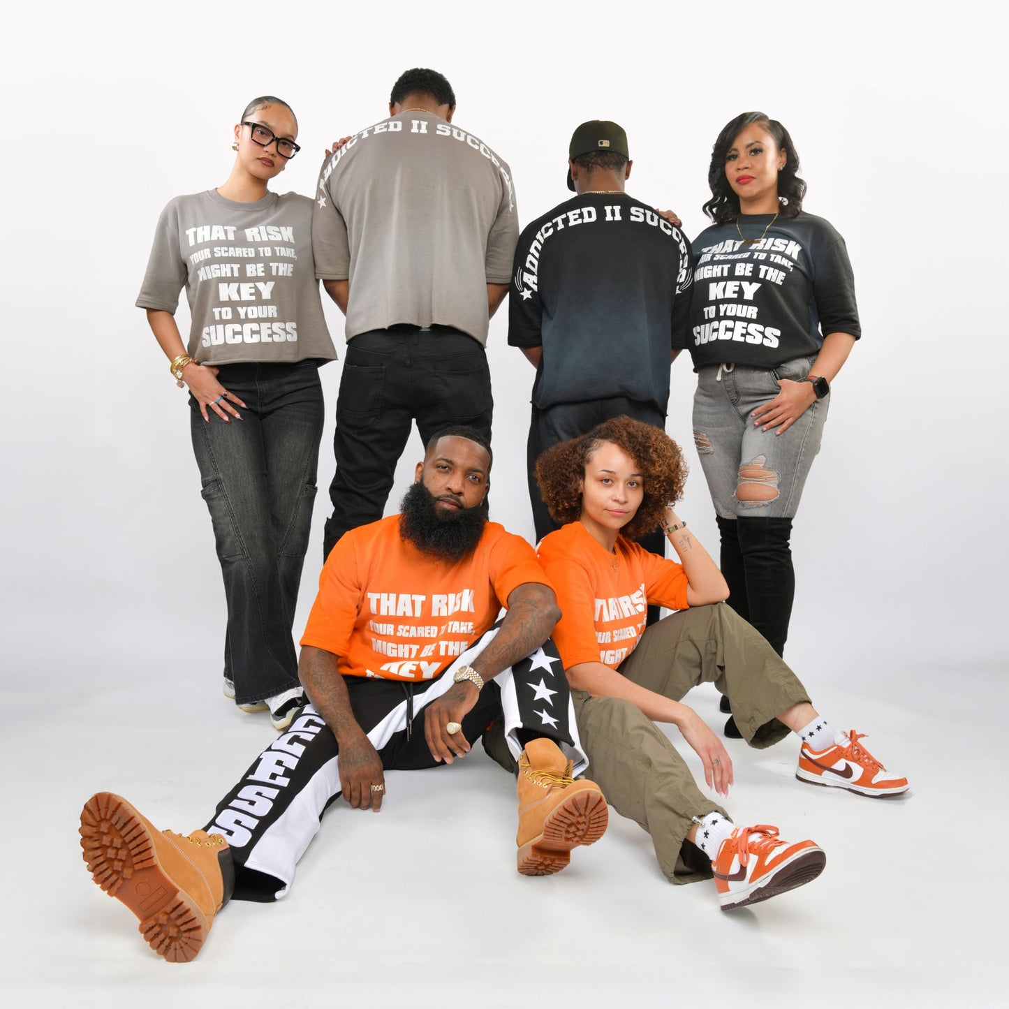 Black "That Risk Tee"