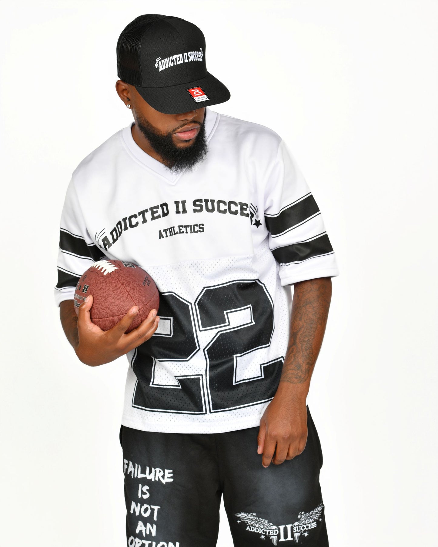“Success Is In My DNA” White Football Jersey