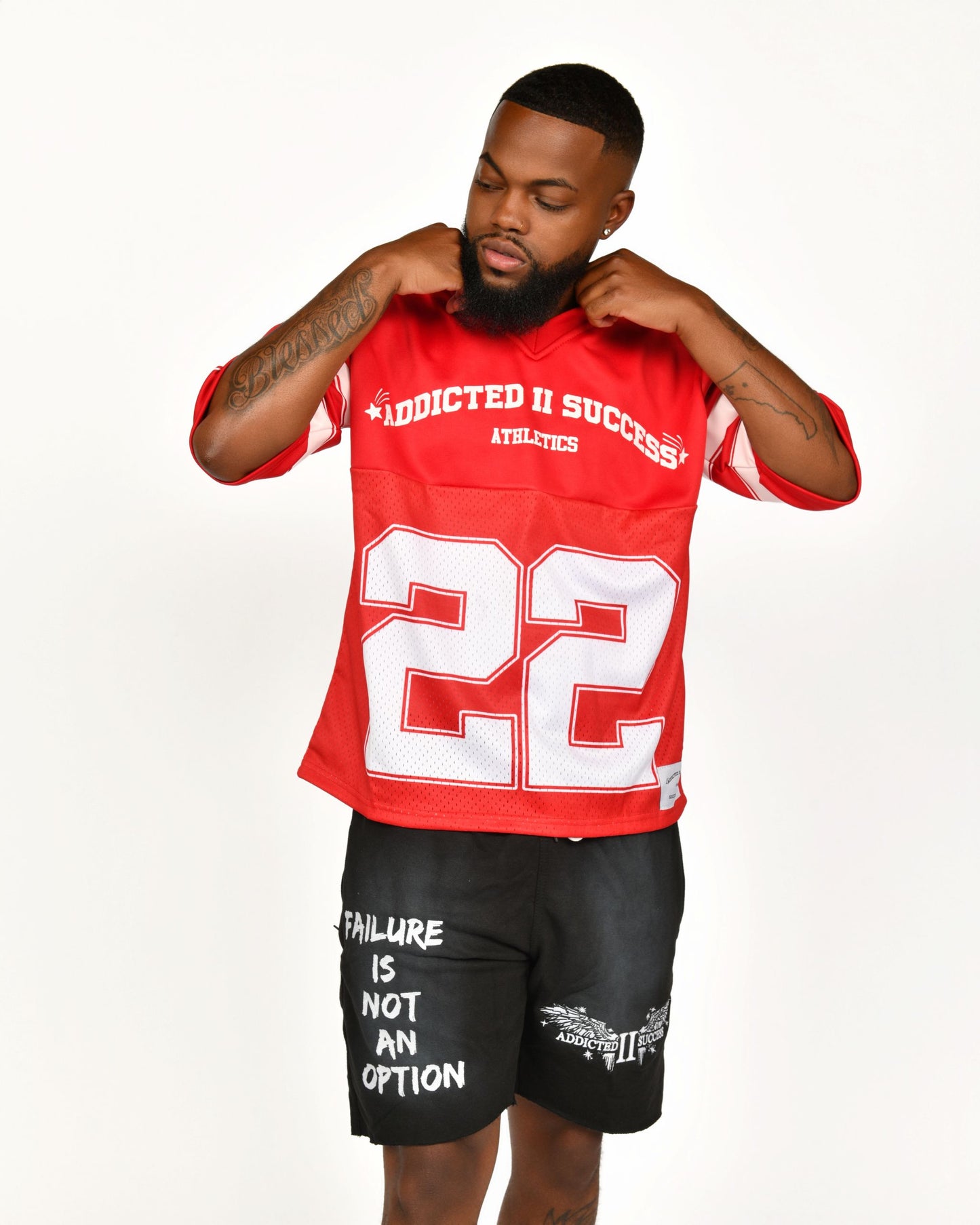 “Success Is In My DNA” Red Football Jersey