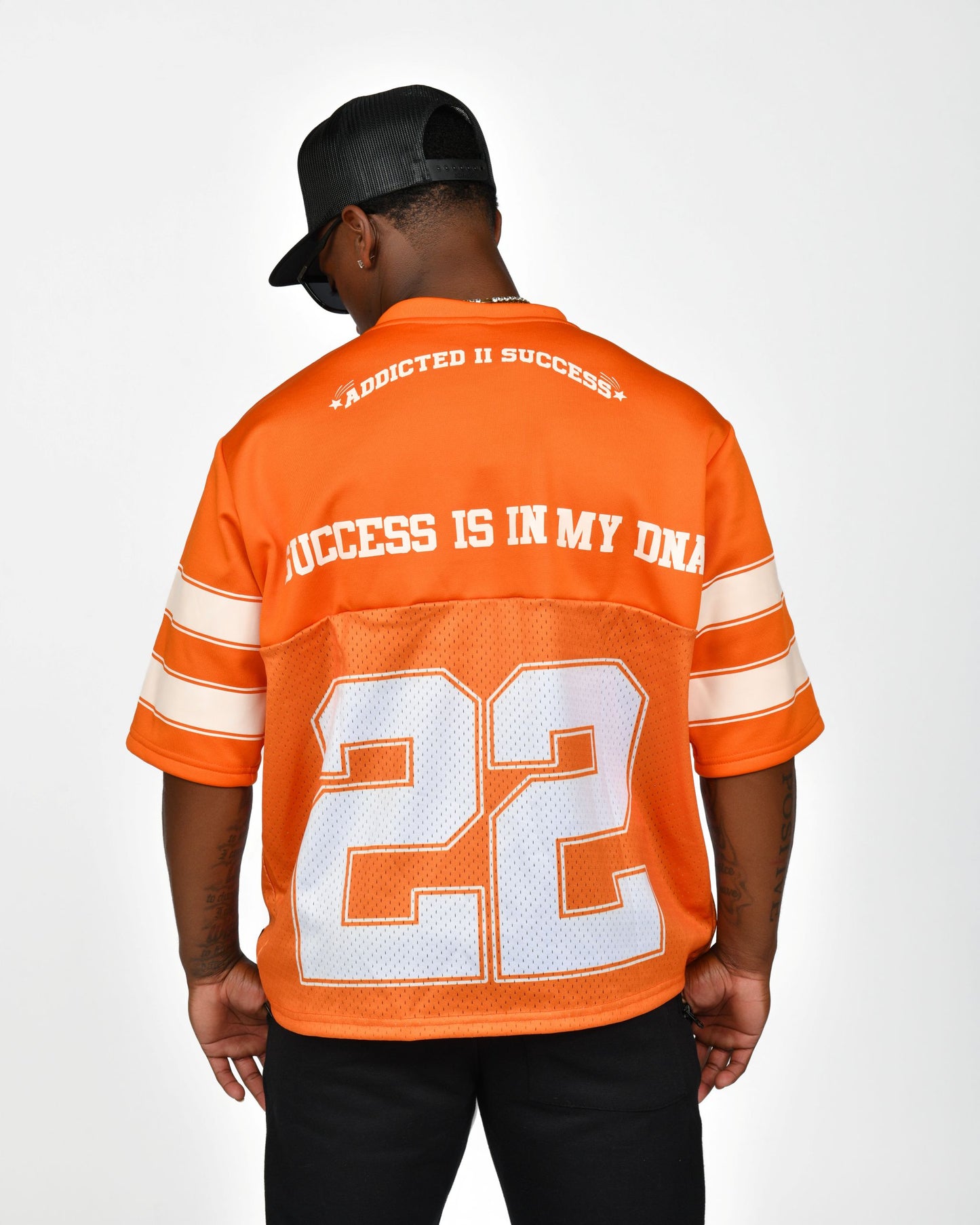 “Success Is In My DNA” Orange Football Jersey