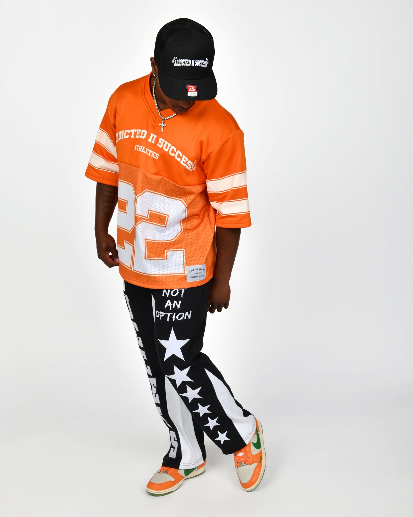 “Success Is In My DNA” Orange Football Jersey