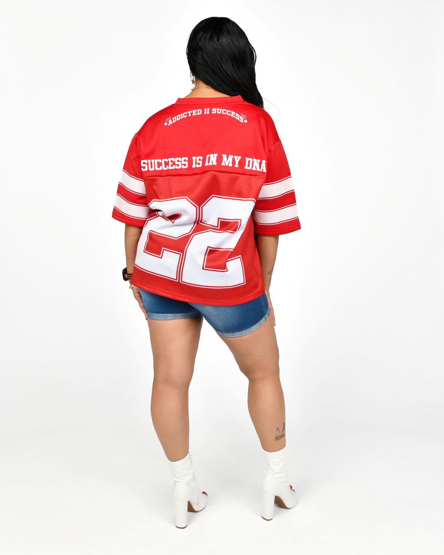 “Success Is In My DNA” Red Football Jersey