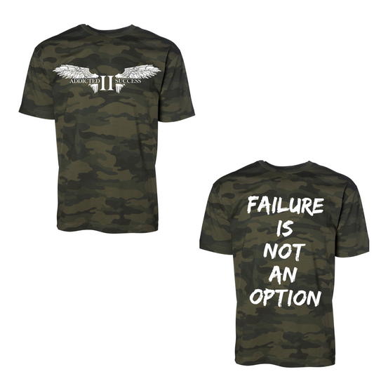 Green Camo  (Failure is not an Option tee)