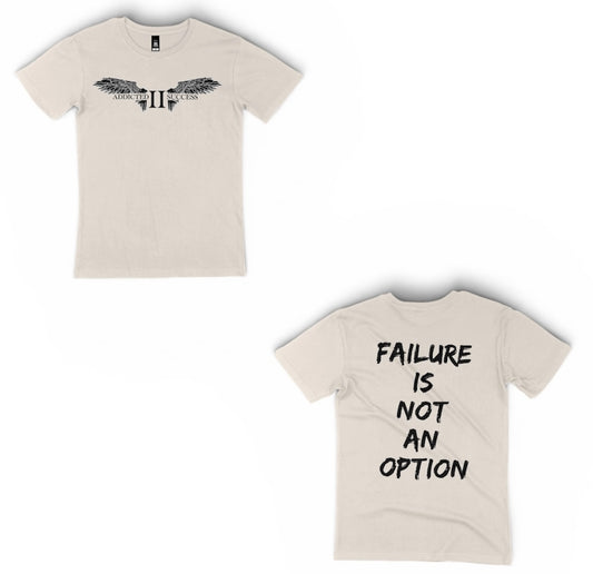 Tan T-Shirt (Failure is not an Option tee)