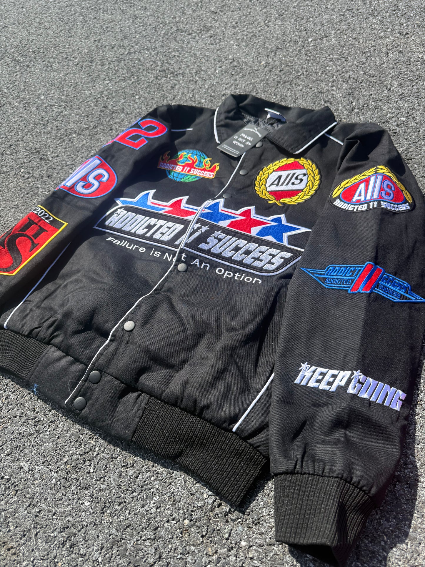 Black Addicted II Success Racing Jacket