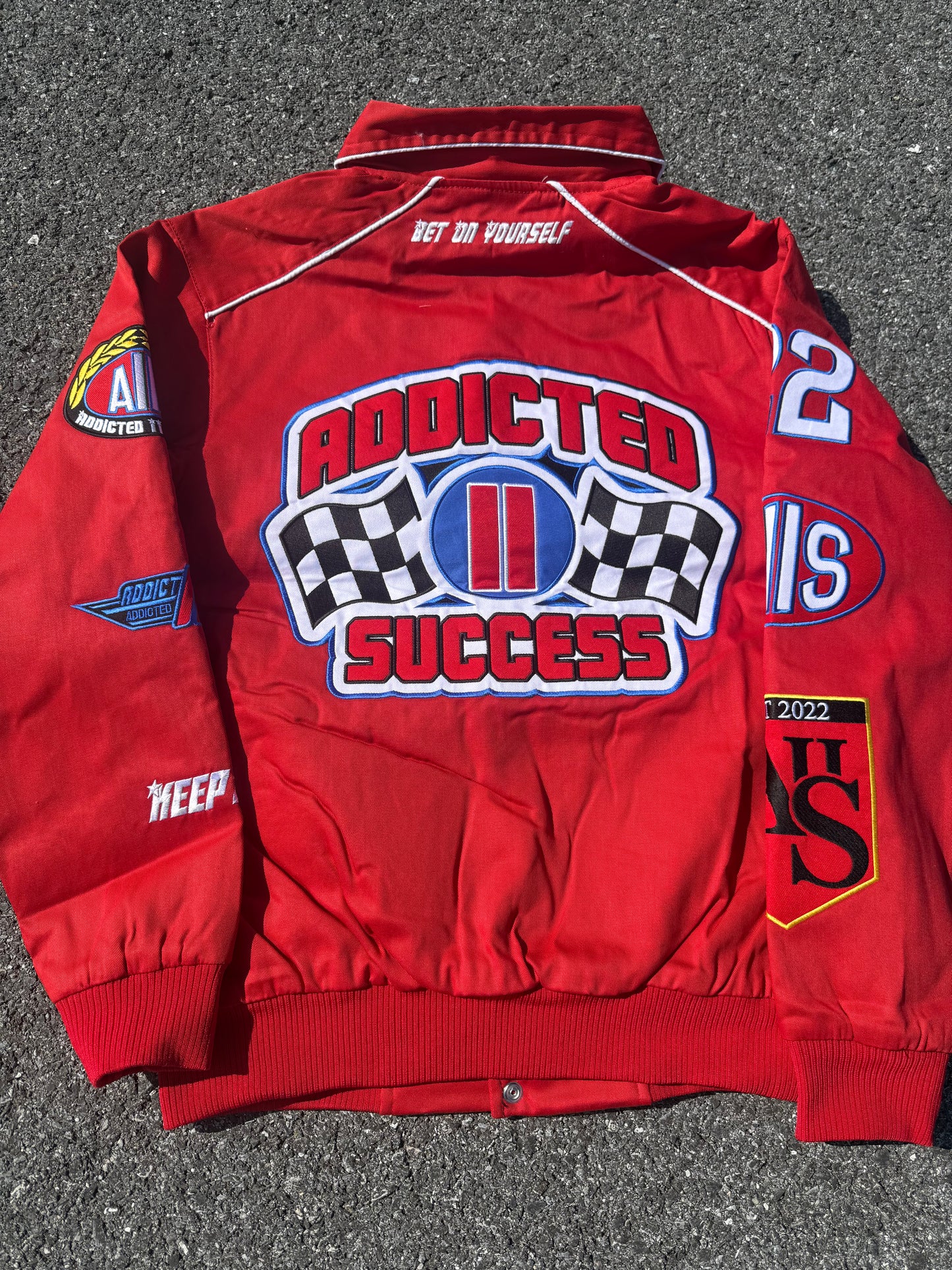 Red Addicted II Success Racing Jacket