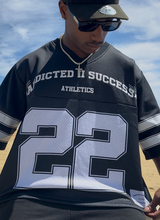 “Success Is In My DNA” Black Football Jersey