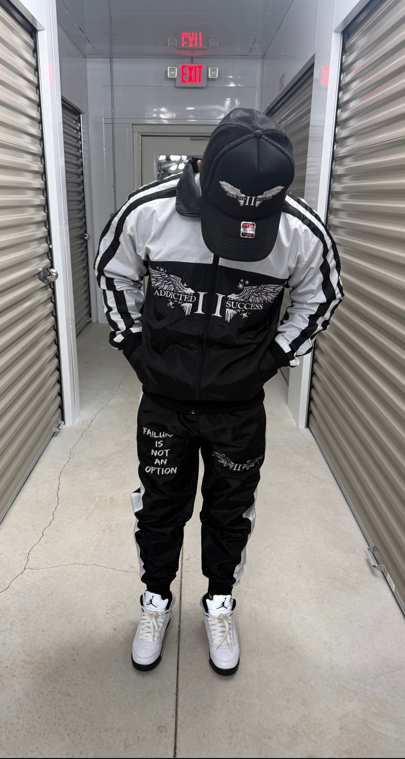 Black WindBreaker Set