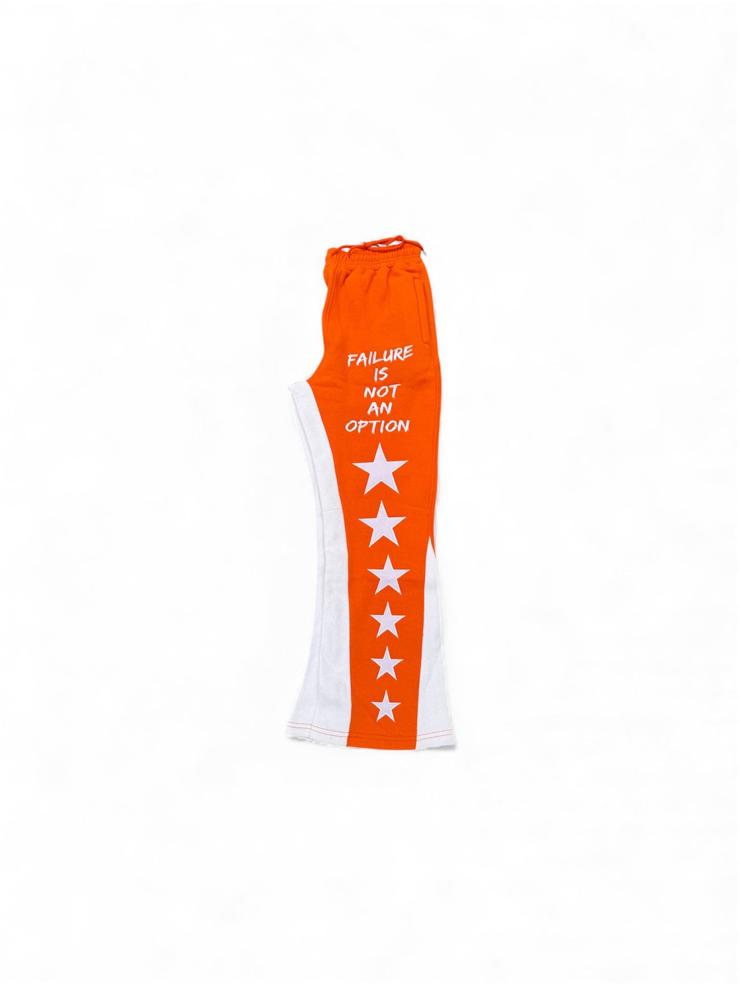 Orange (Failure Is Not An Option) Embroidery Sweatpants