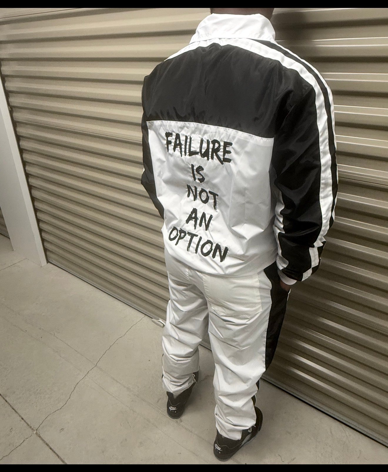 White WindBreaker Set