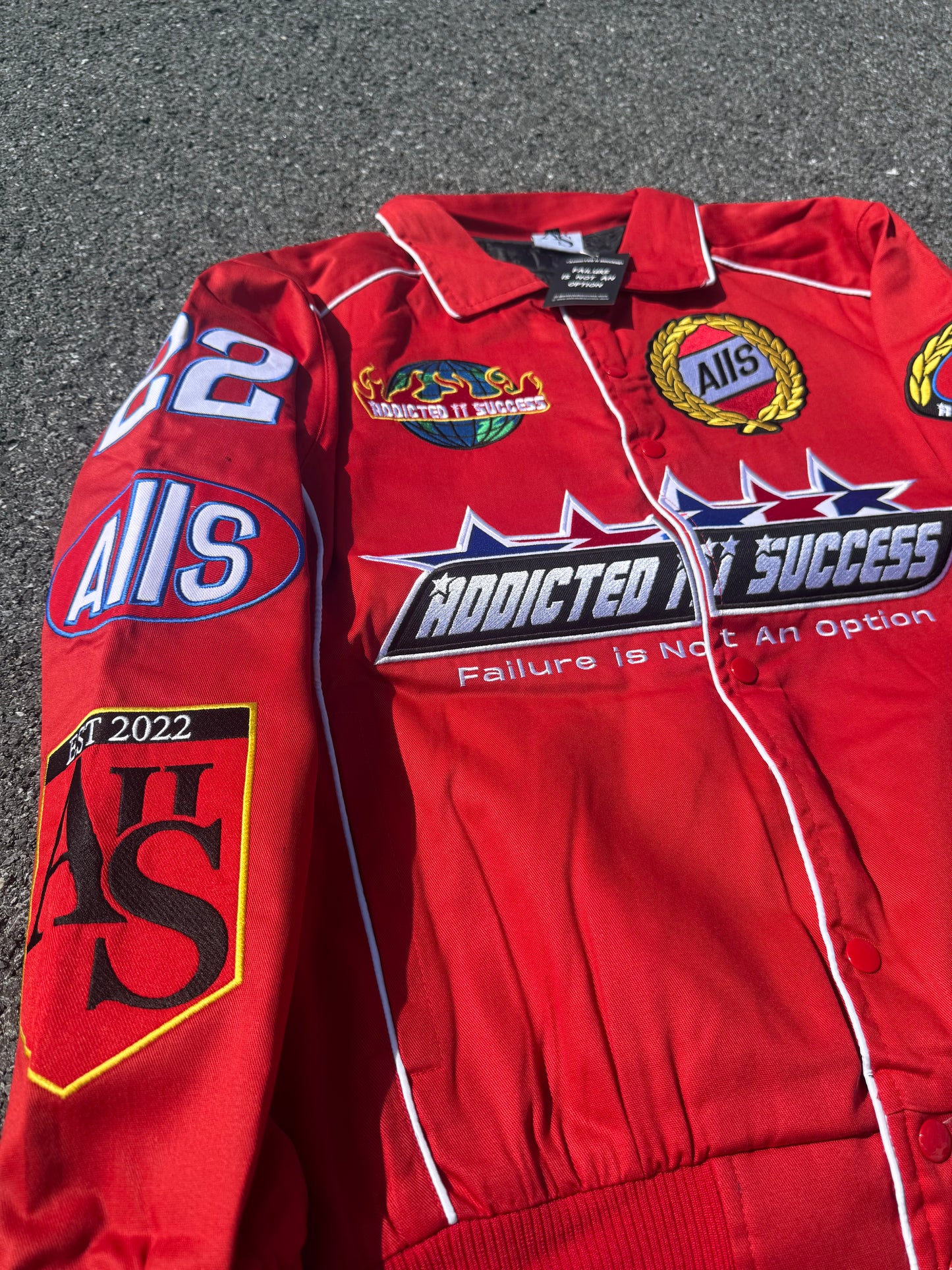 Red Addicted II Success Racing Jacket