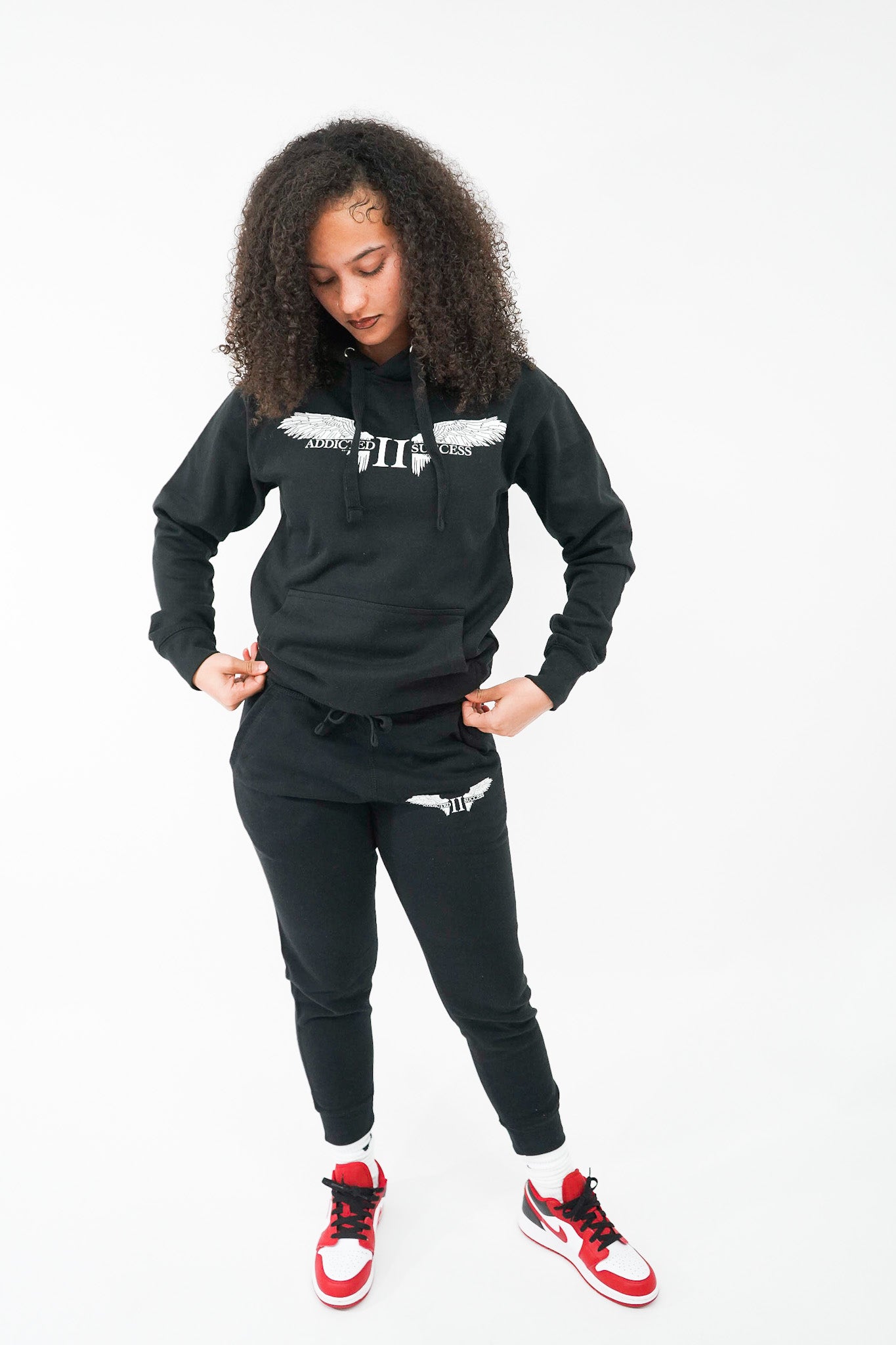 Black and White Sweatsuit (Unisex)