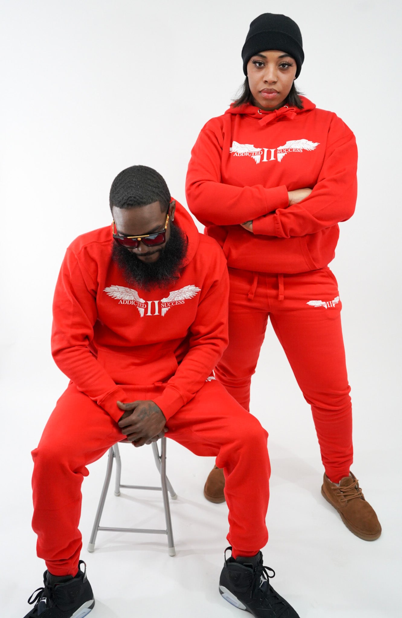 Red and White Sweatsuit (Unisex)