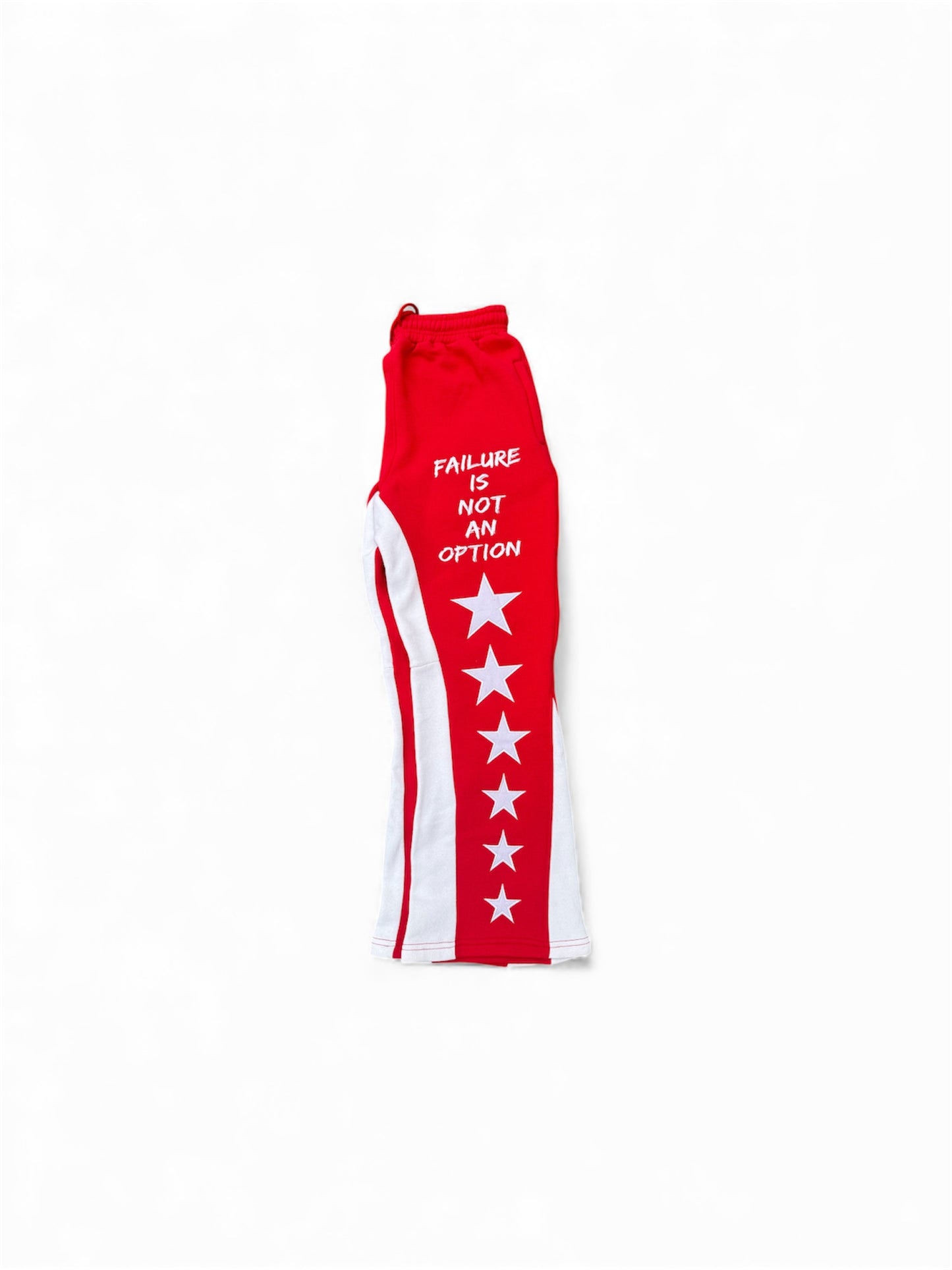 Red (Failure Is Not An Option) Embroidery Sweatpants