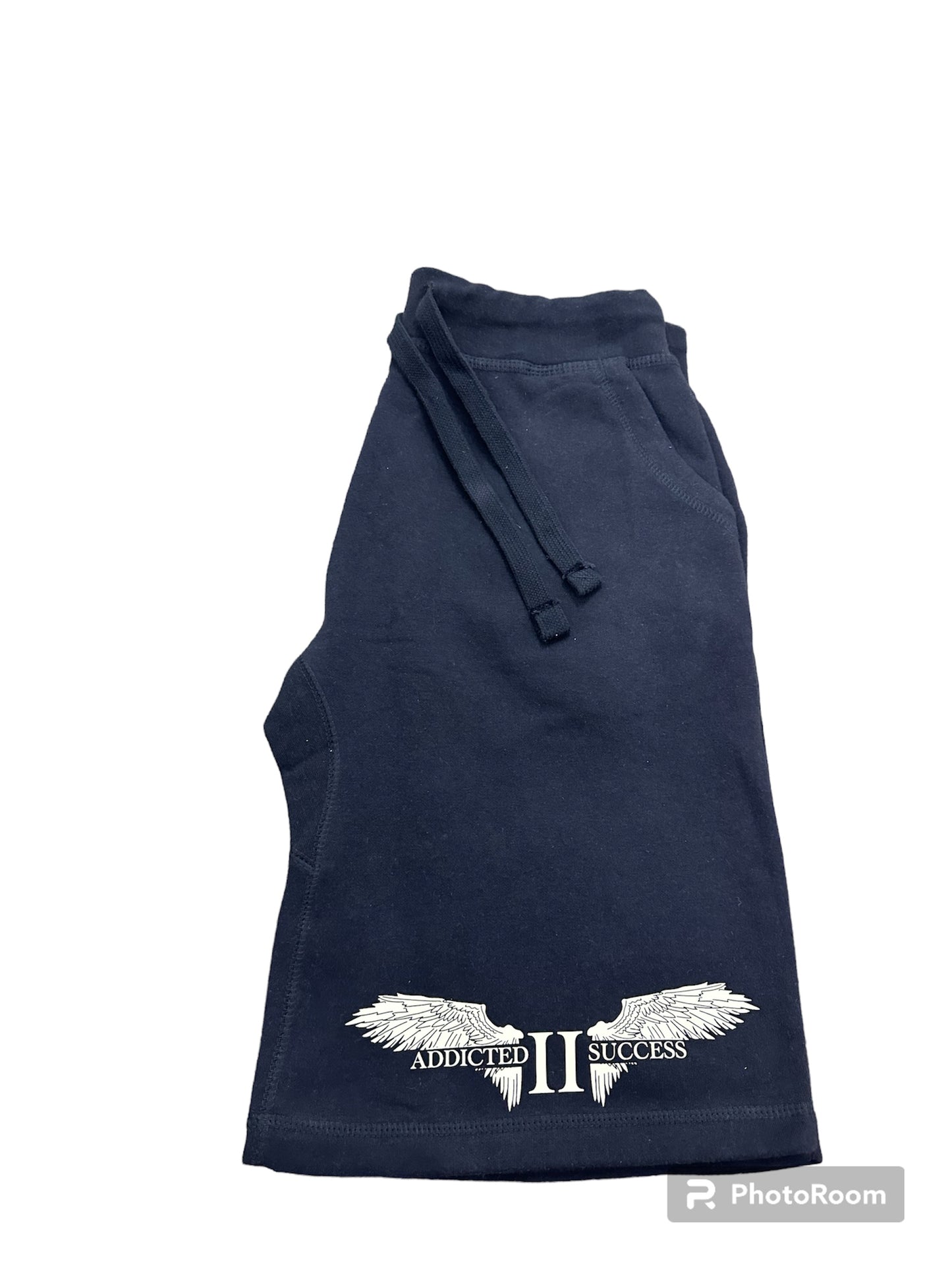Classic - Mens Navy Blue Cotton Fleece Shorts