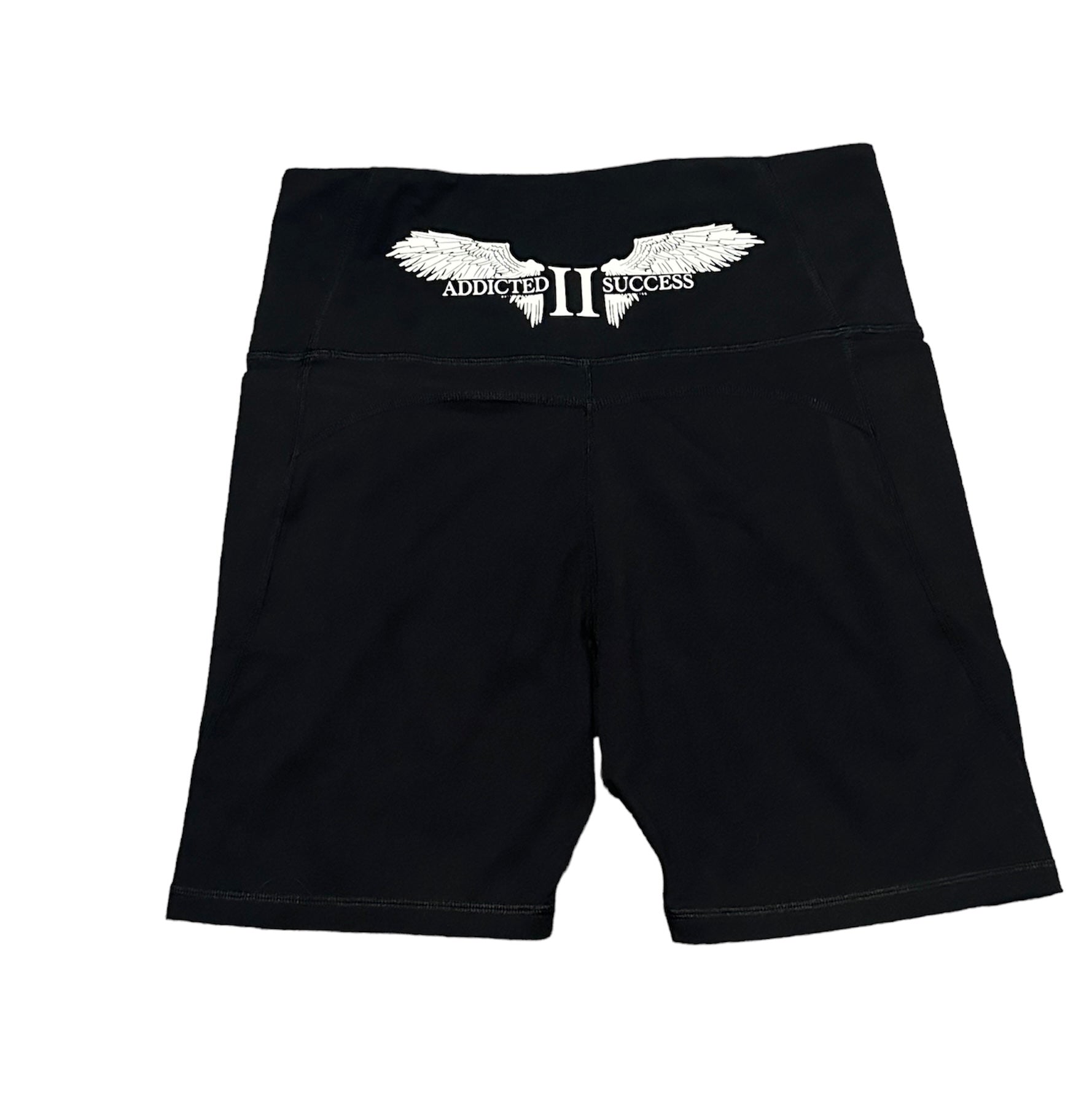 Black Biker Shorts w/ side Pockets