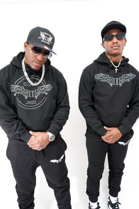 Rhine Stone hoodie- Black Hoodie